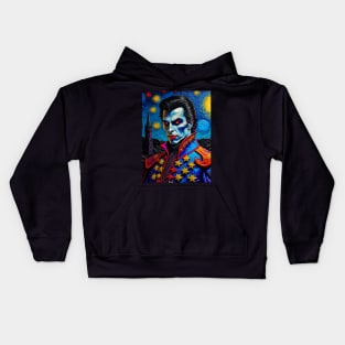 Vamp in starry night Kids Hoodie